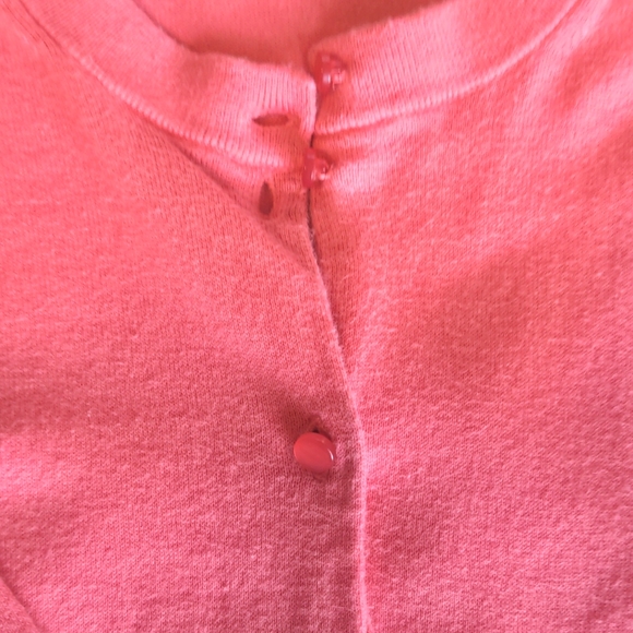 EUC Pink Clare Cardigan J Crew 3/4 sleeves - Picture 5 of 7